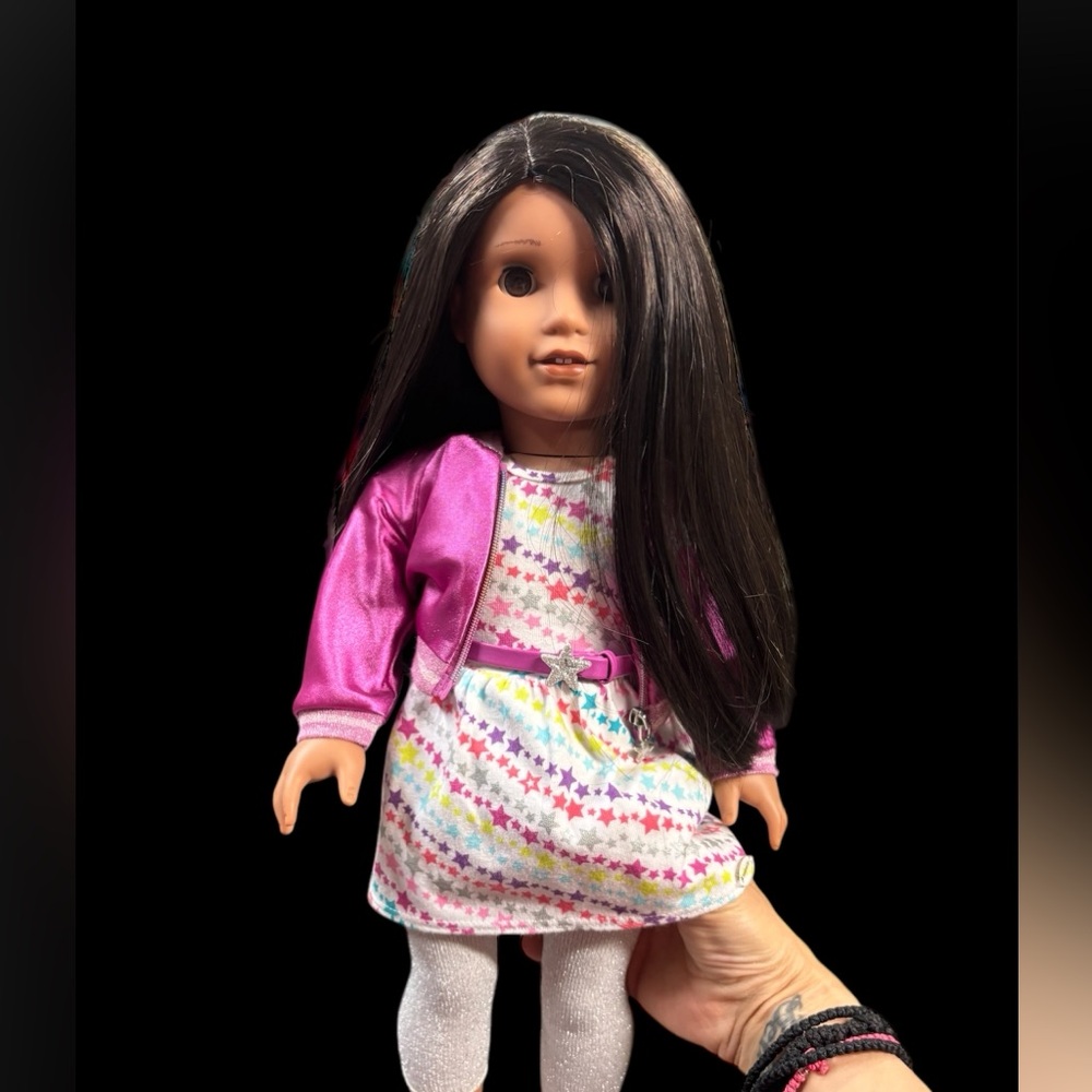 Just Like You #66 is a Truly Me doll. She was released in 2016/ retired in 2023